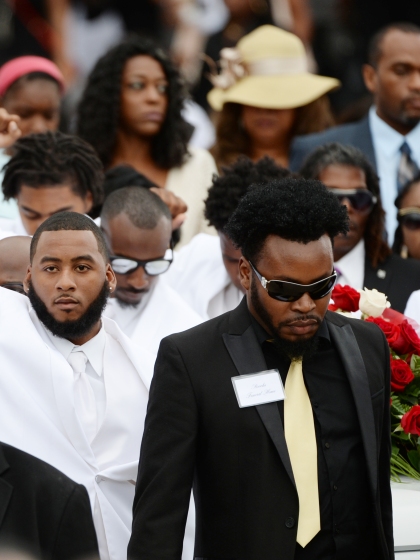 People at Philando Castile's funeral